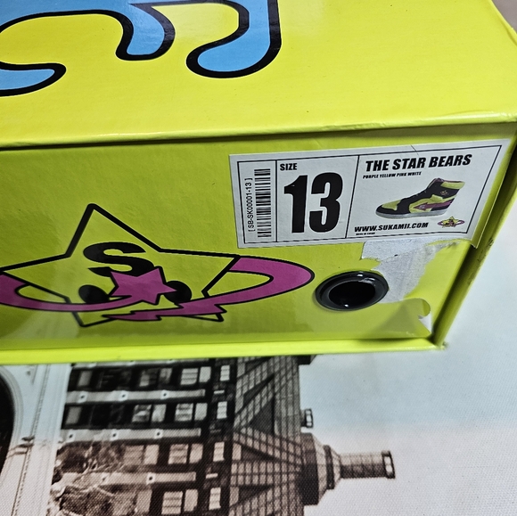 Sumakini " The Stars Bears" multi color sneakers men's size 13 new with box - Picture 12 of 12